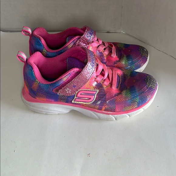 Skechers Pink Sneakers Vibrant Design Comfort - Picture 4 of 11